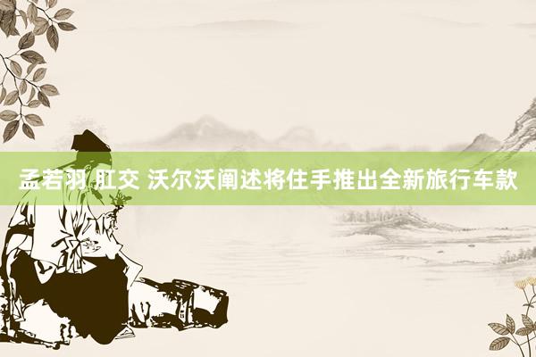 孟若羽 肛交 沃尔沃阐述将住手推出全新旅行车款